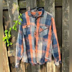 Billabong Plaid Button Up
